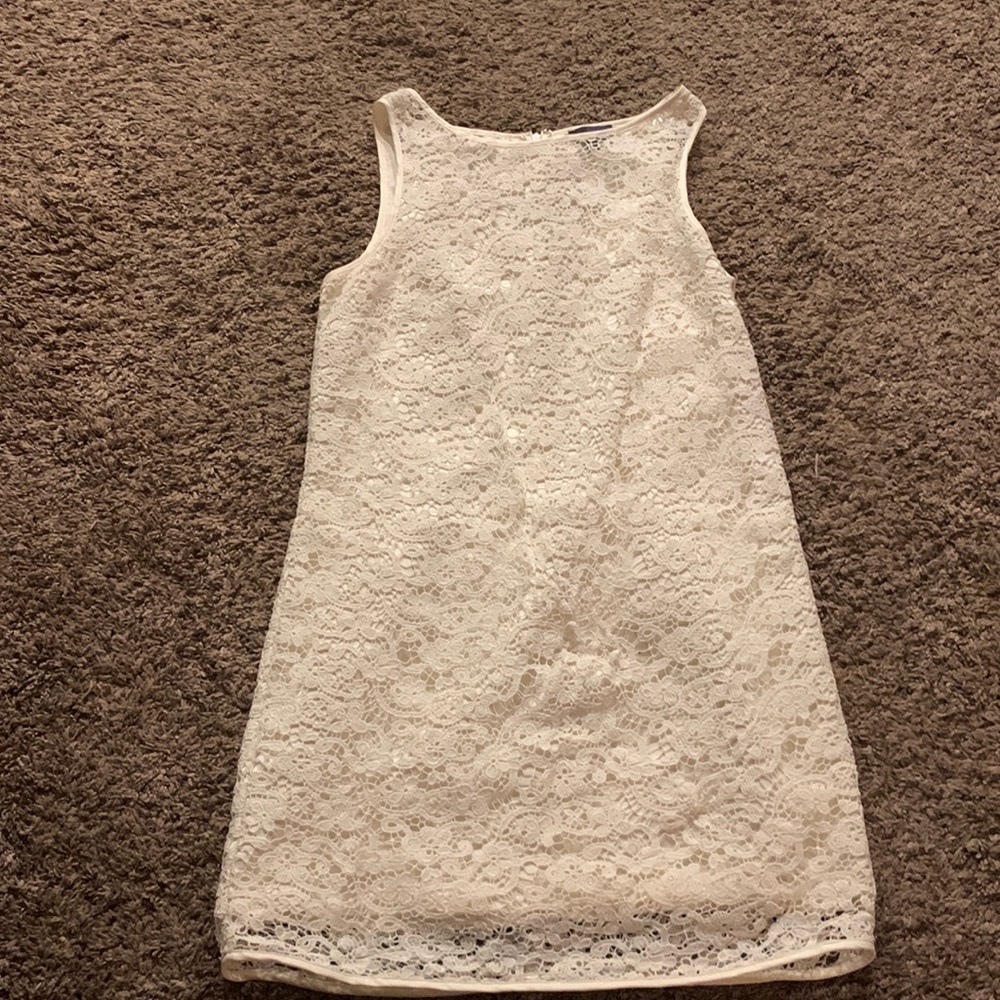 Lace ivory dress